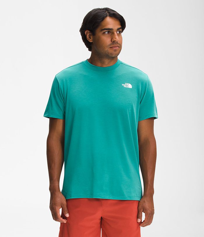 Camiseta The North Face Hombre Wander Manga corta - Colombia LFDOYR570 - Verde